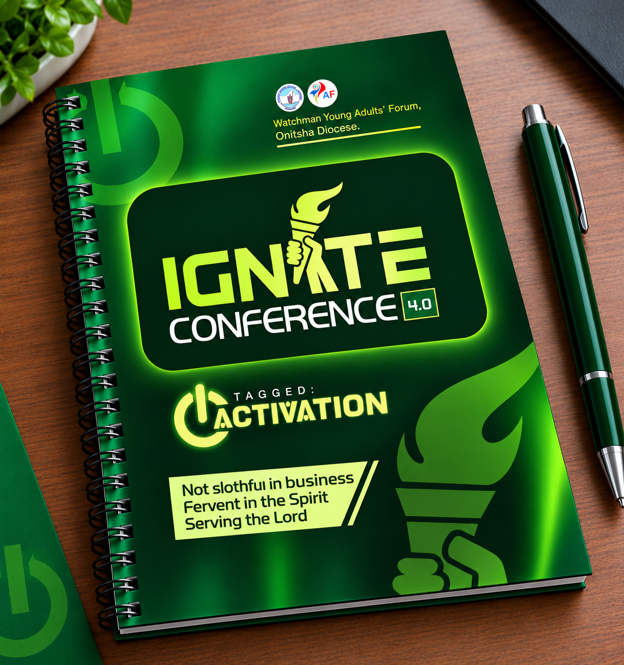 Ignite 4.0 Hardcover Jotter & Pen